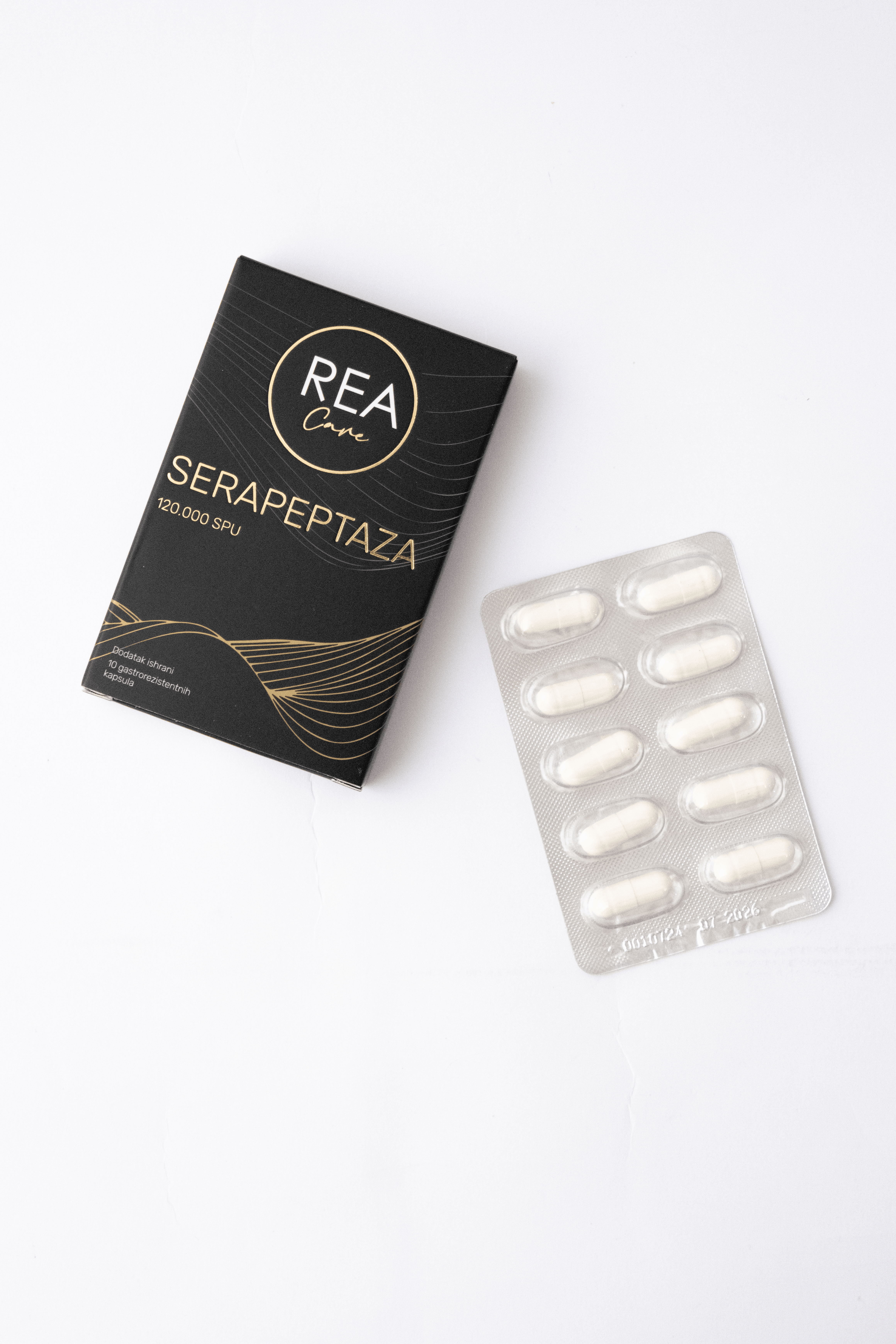 Serapeptaza kapsule
